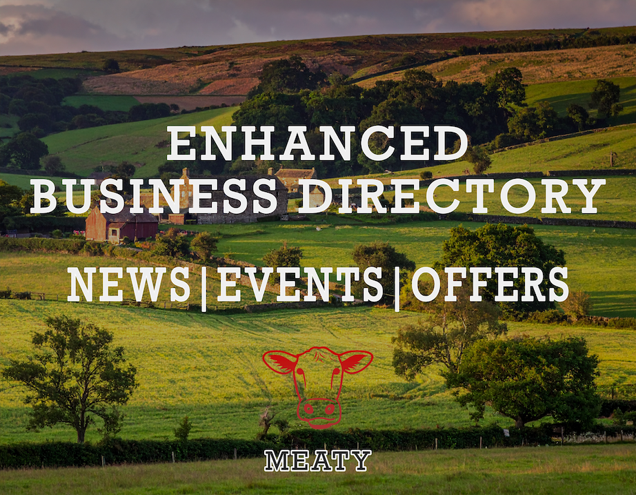 Meaty's enhanced free business directory now with News, Events & Offers.